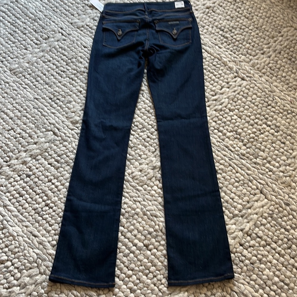 NWT Hudson “Beth Baby Boot” dark denim mid rise jeans - Picture 9 of 13